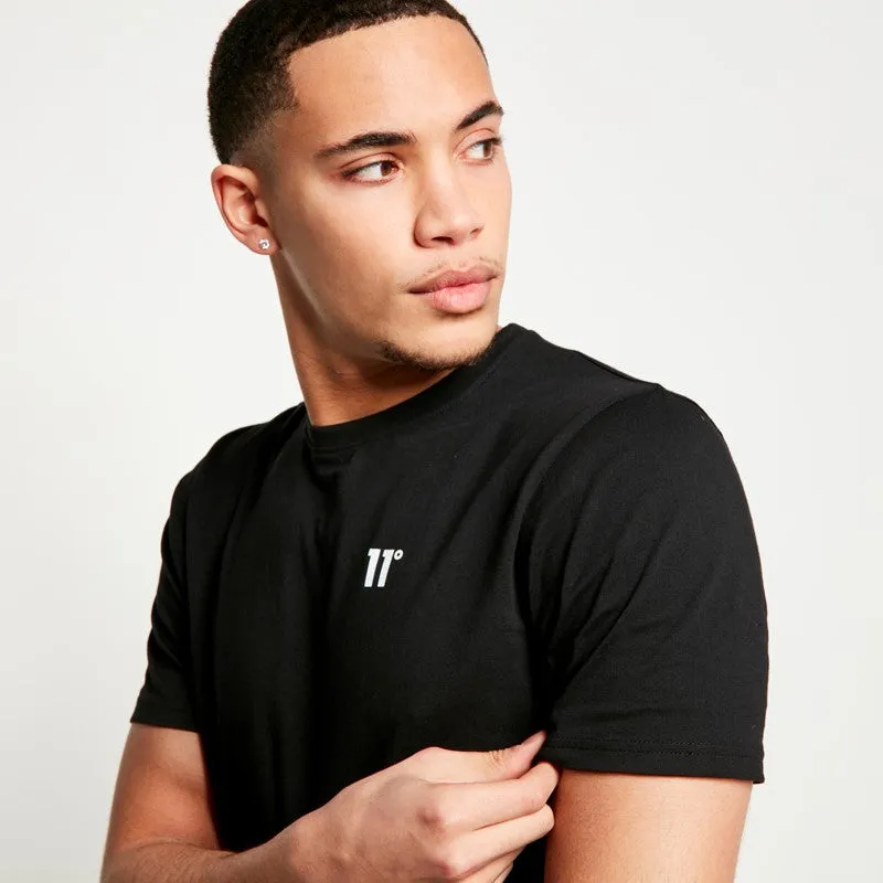 3 Pack Essential Short Sleeve T-Shirts - Black / Black / Black