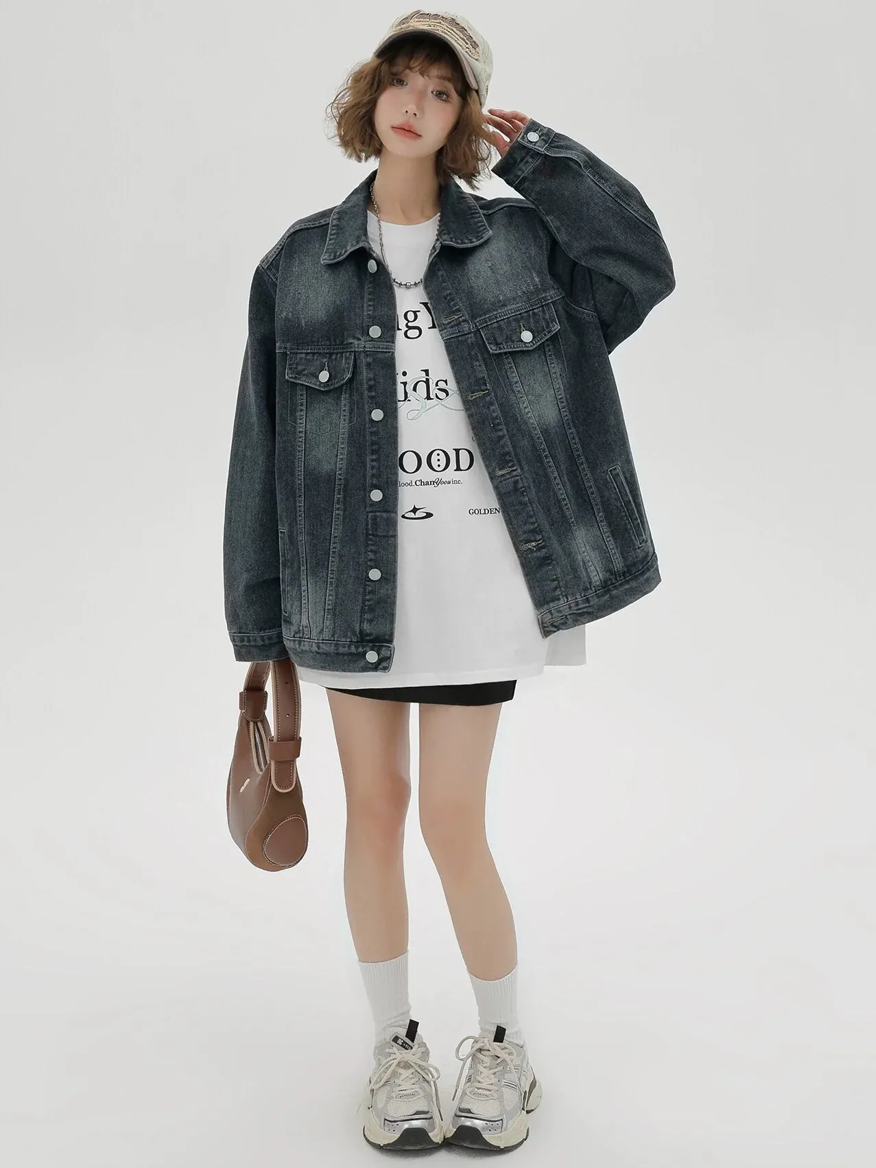 American Jacket Wash Nostalgic Denim Loose Retro