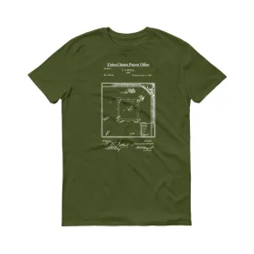 Baseball Game Patent T-Shirt -Baseball T-Shirt, Baseball Patent, Baseball Fan Gift, Baseball Field, Baseball Shirt, Baseball Gift