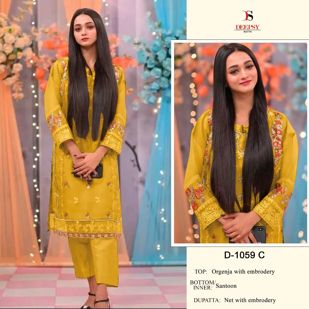 Deepsy Party Wear Embroidery Suit