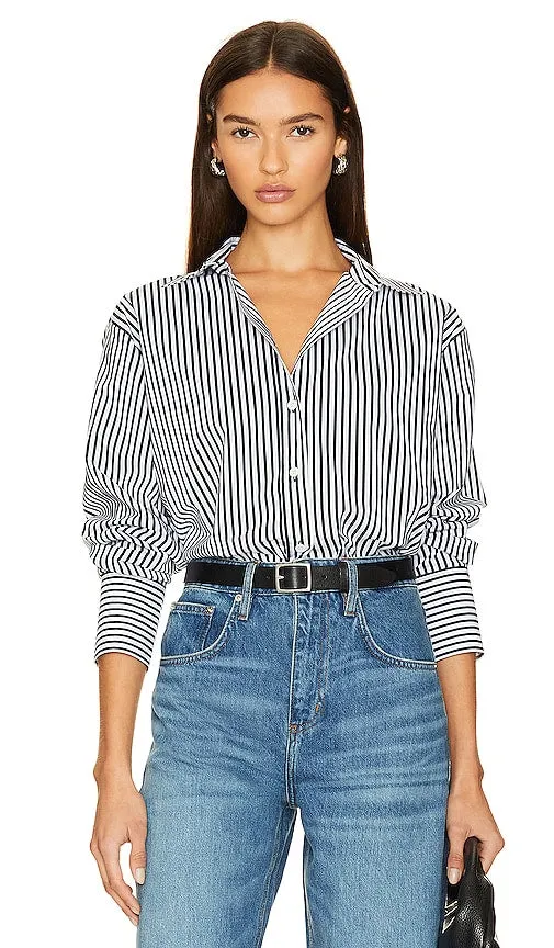 FRAME The Oversized Shirt in White