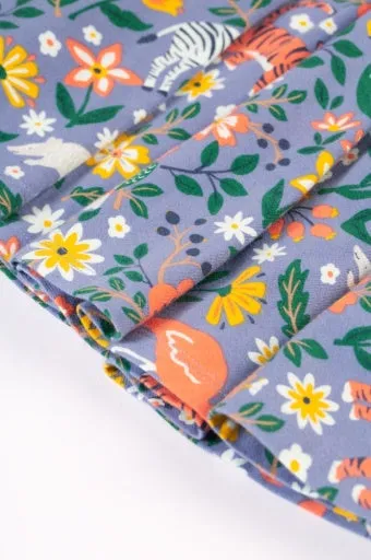 Frugi Sofia Skater Dress - Rainforest Friends