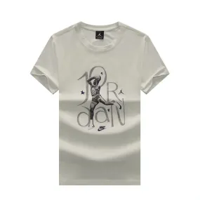 JD Basketball Jumpman 23 Bull Designed T-Shirt- White
