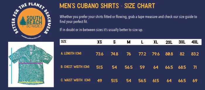 Men's Cubano Shirt: Feelin' Koi