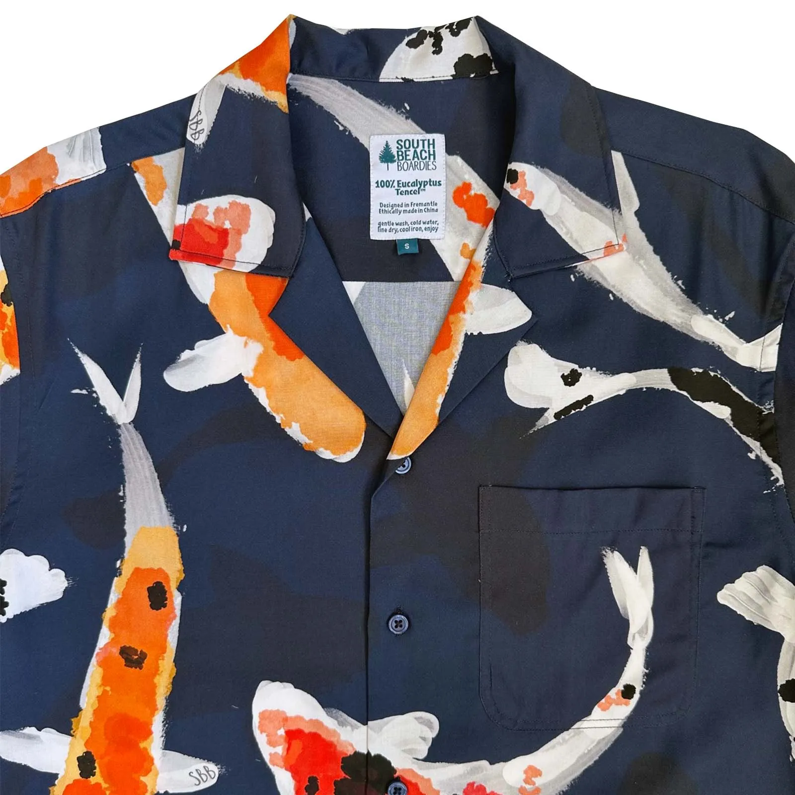 Men's Cubano Shirt: Feelin' Koi