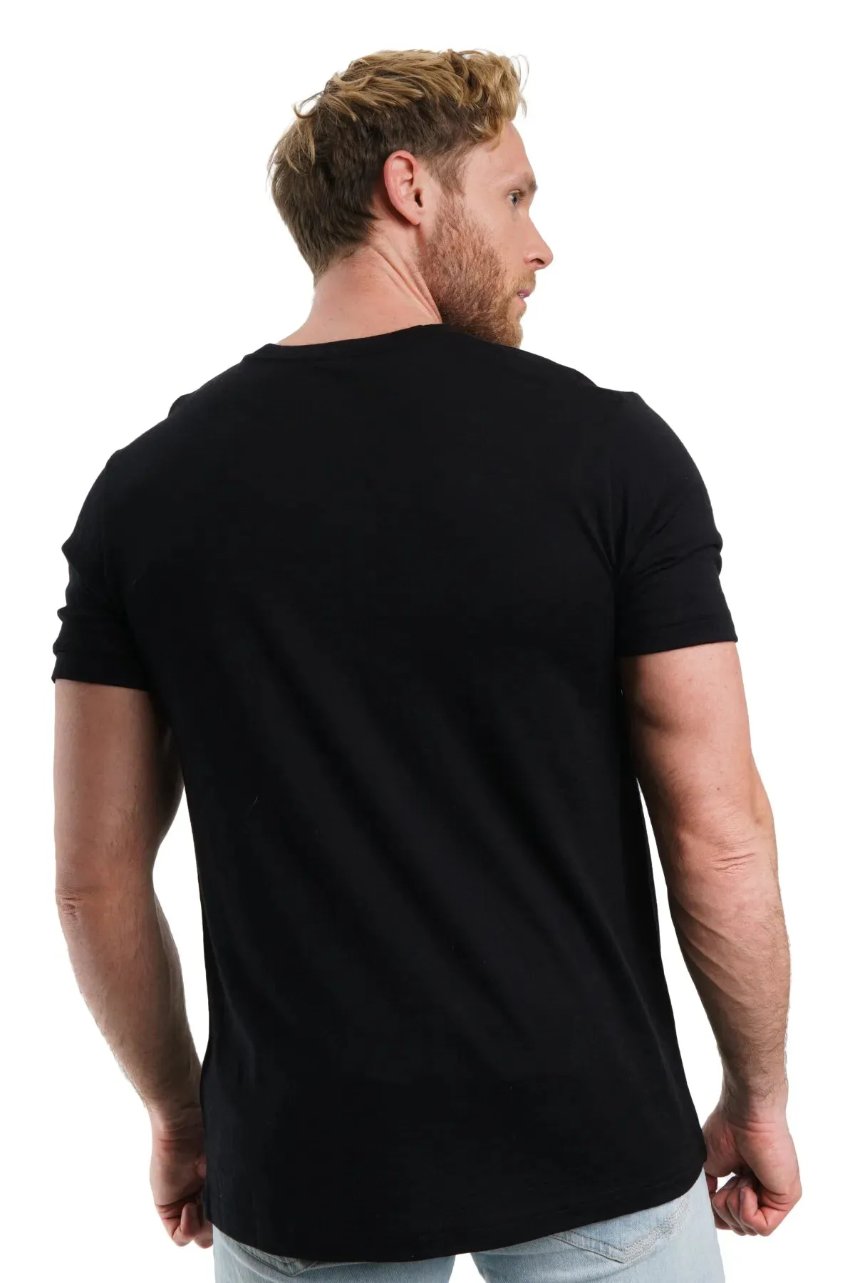 Men's Merino T-shirt 165 Black Ink ( socks)