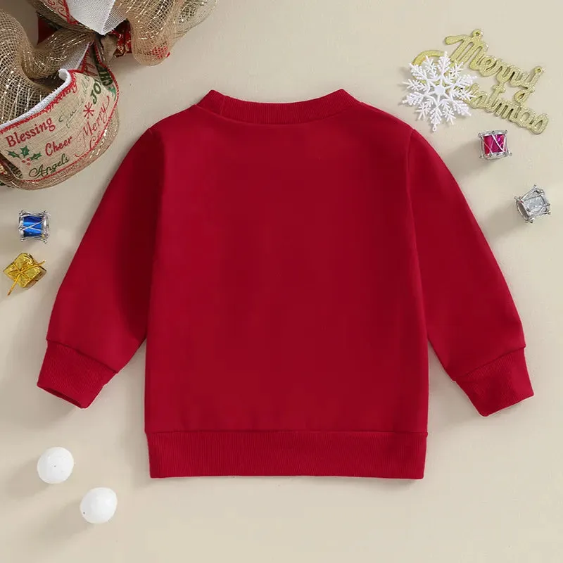 Red Jolly Sweatshirt or Onesie