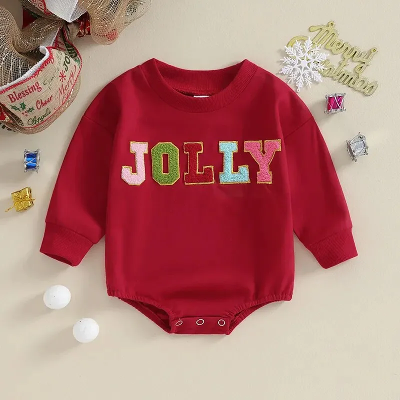 Red Jolly Sweatshirt or Onesie