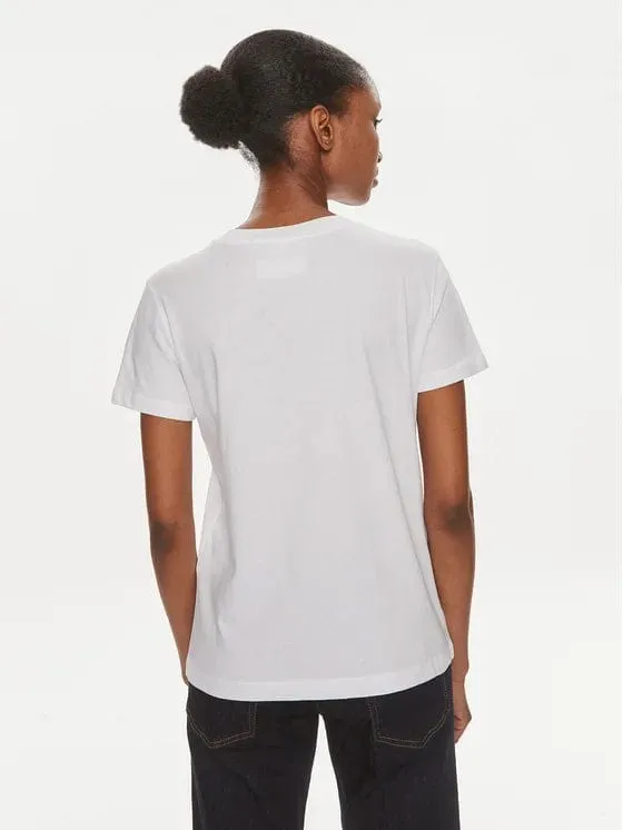 Versace Jeans Couture White Baroque Logo T-Shirt – Bold Heritage-S