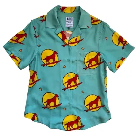 Women's Cubano Shirt: Sunset Dingo
