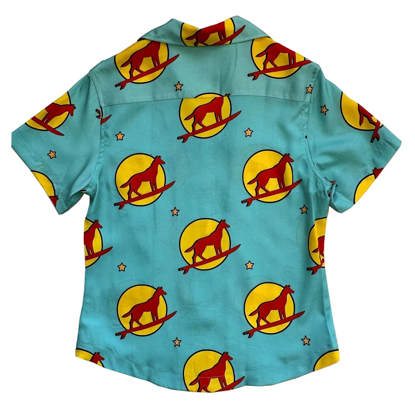 Women's Cubano Shirt: Sunset Dingo