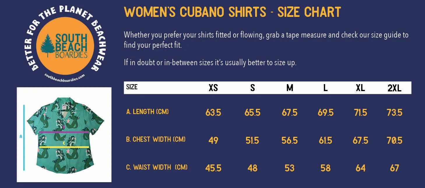 Women's Cubano Shirt: Sunset Dingo